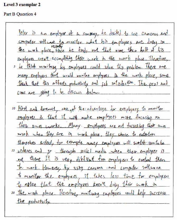 School based english projects